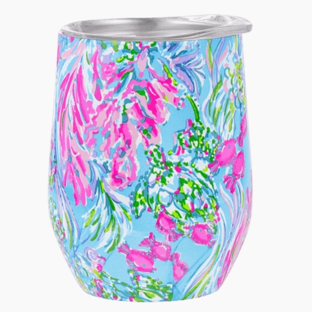 Lilly Pulitzer Pink and Blue Insulated Drinkware